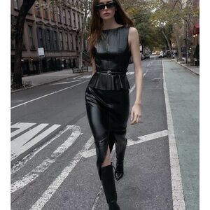 Zara Black Pencil Skirt